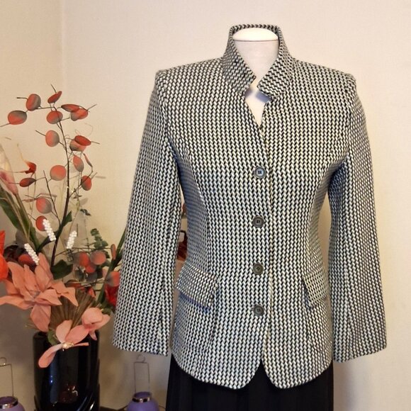 NWT Women's 'Multi Color Lined Blazer Jacket Spring Fall Winter Jackets 6S - Picture 1 of 10